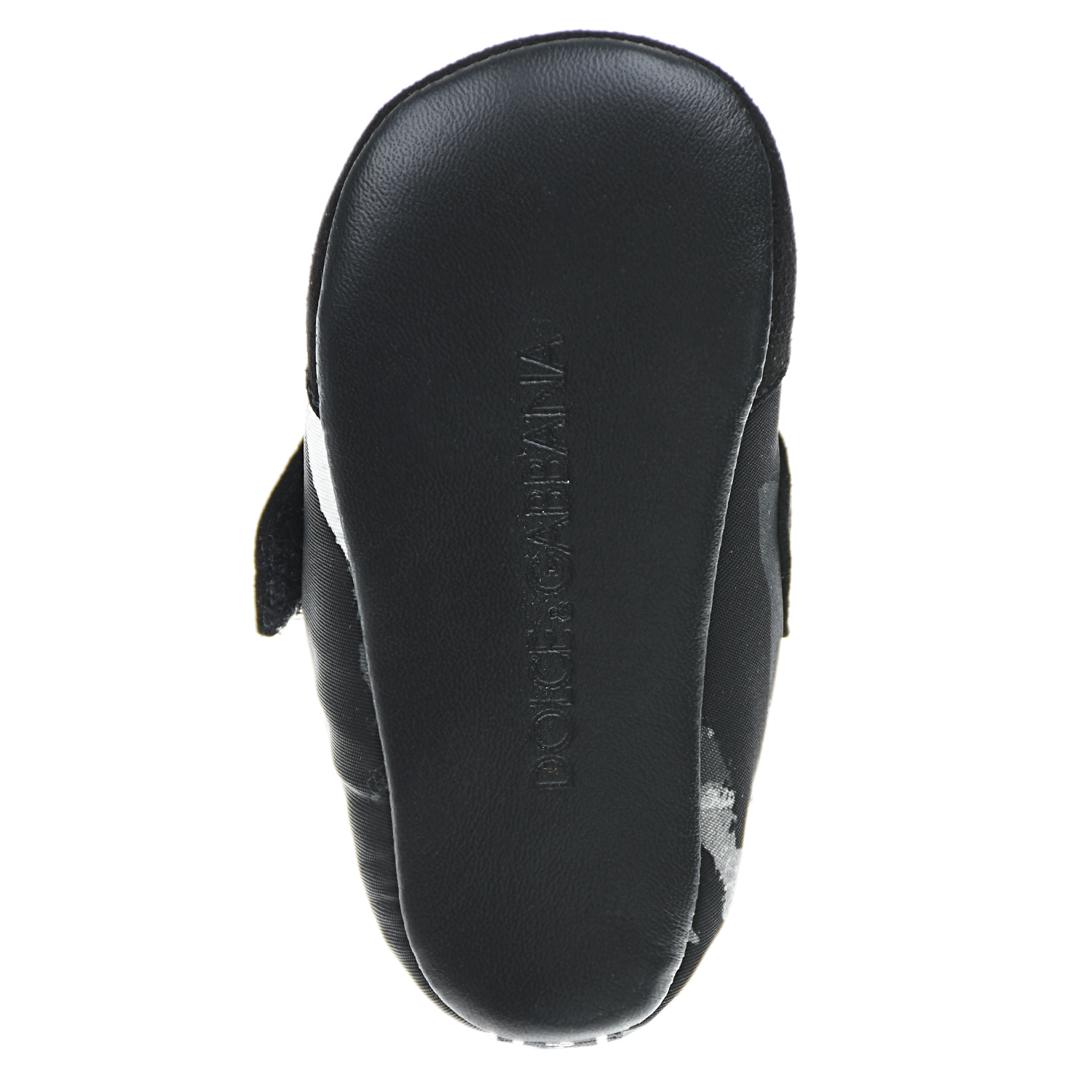 Черные пинетки-кроссовки Dolce&Gabbana детские, размер 17, цвет черный - фото 5